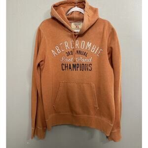 Vintage Y2K Abercrombie & Fitch Hoodie Faded Distressed Mens Unisex XL FAIR